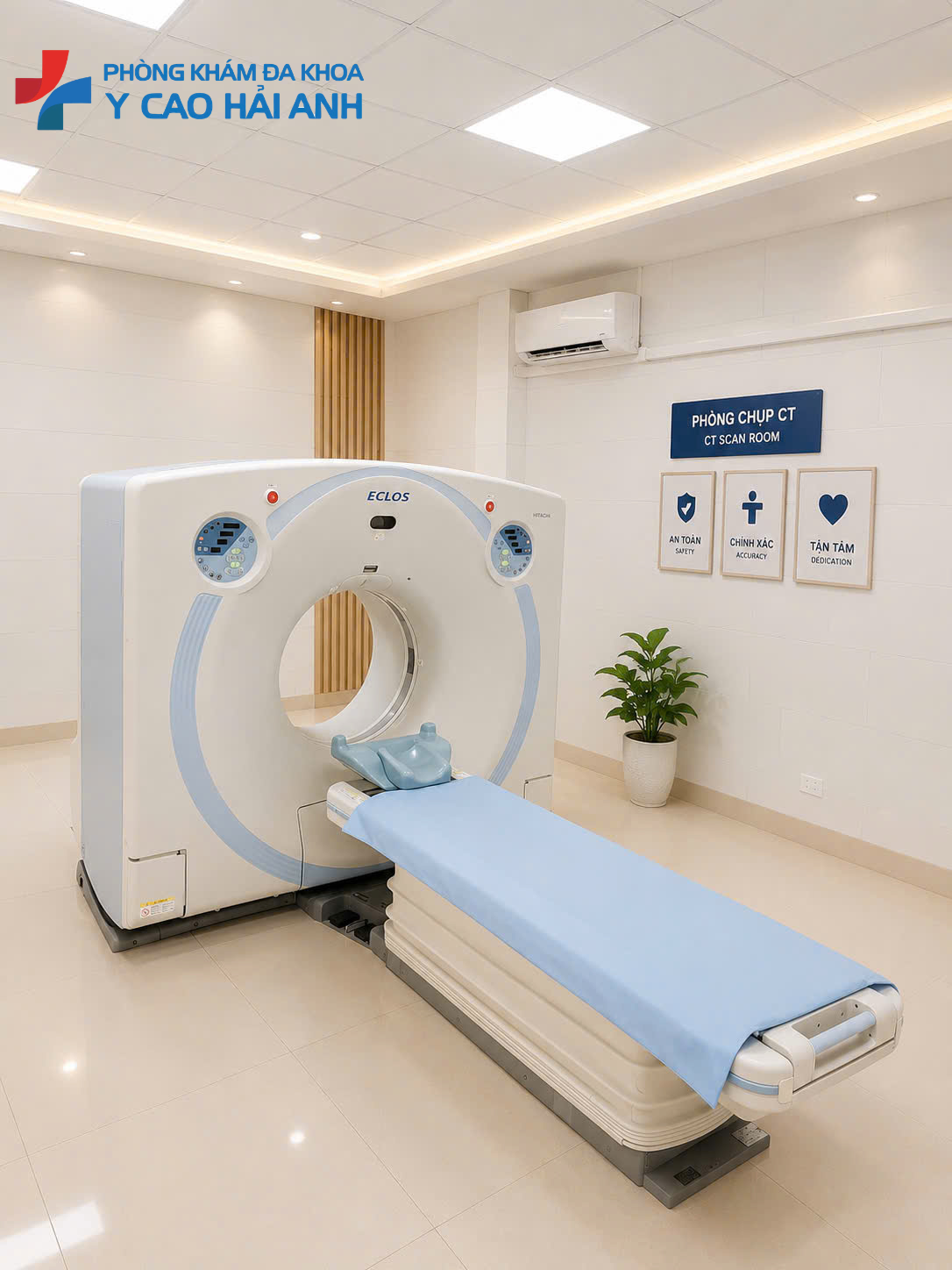 Máy Cắt Lớp Vi Tính đa dãy Eclos Hitachi